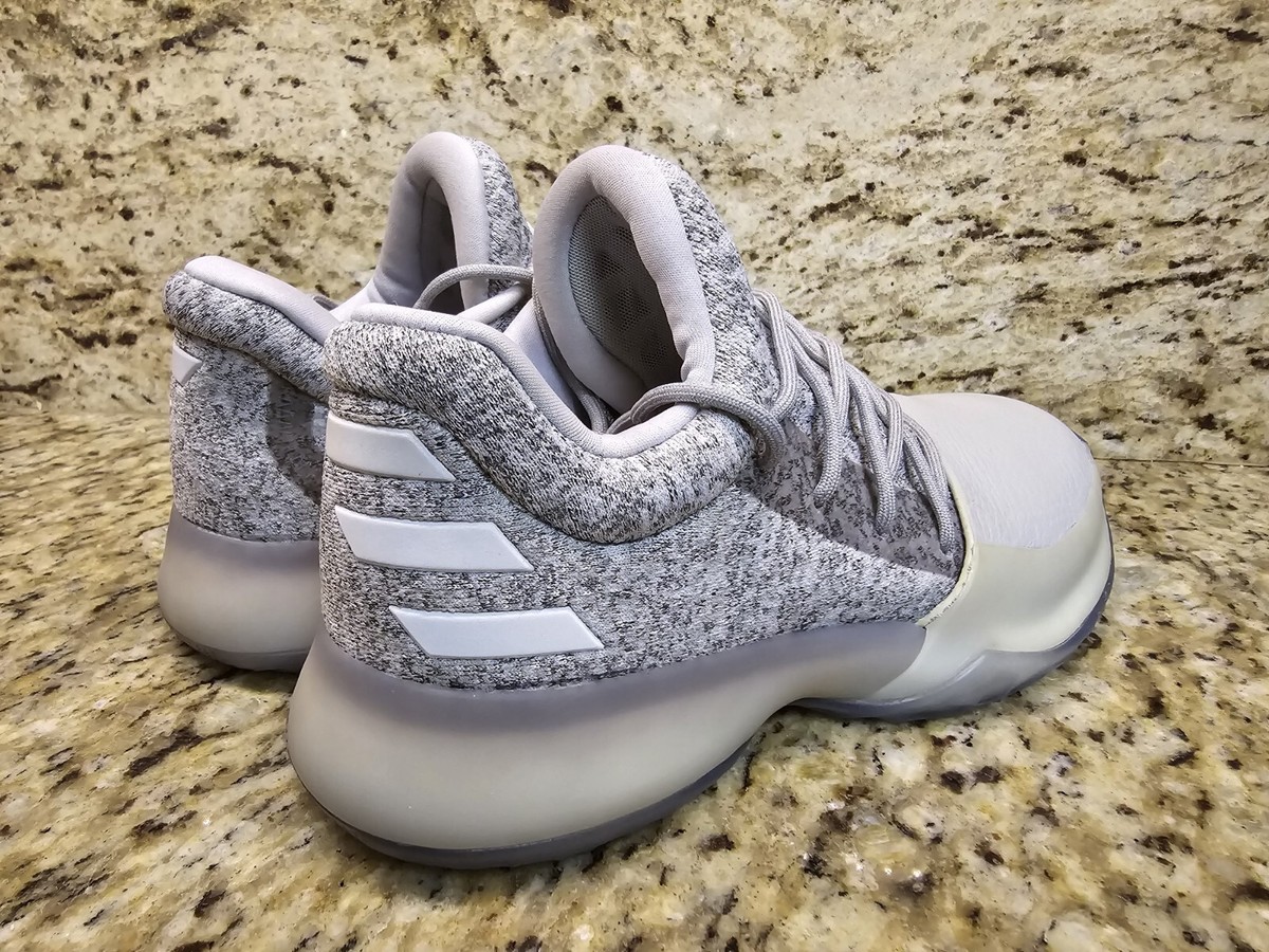 Adidas Harden Vol. 1 Basketball Silver Gray BY3480 Youth Big Kids