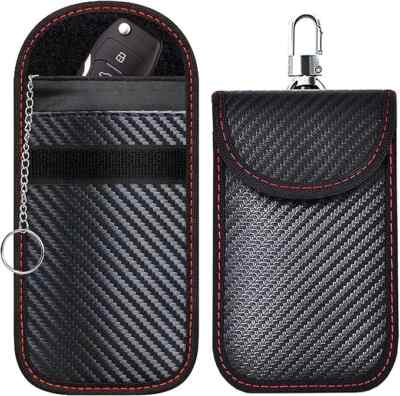 Auto Schlüssel Signal Blocker Case Faraday Käfig Etui Keyless RFID Blocking Bag