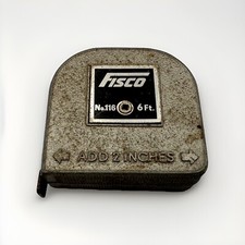 Lovely Vintage Fisco Brand No116 6ft Tape Measure Made In England