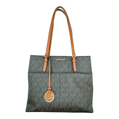 Canvas Michael Kors Bedford Tote Brown MICHAEL KORS Handbag