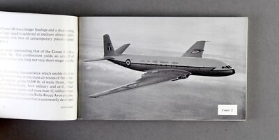 DE HAVILLAND MANUFACTURERS BROCHURE 1958-59 COMET TRIDENT SARO VIXEN VENOM DOVE 