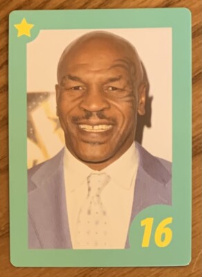 MR. MIKE TYSON, COOL ! PALADONE ''GREEN'' COLLECTOR CARD, MINT ! STAR !