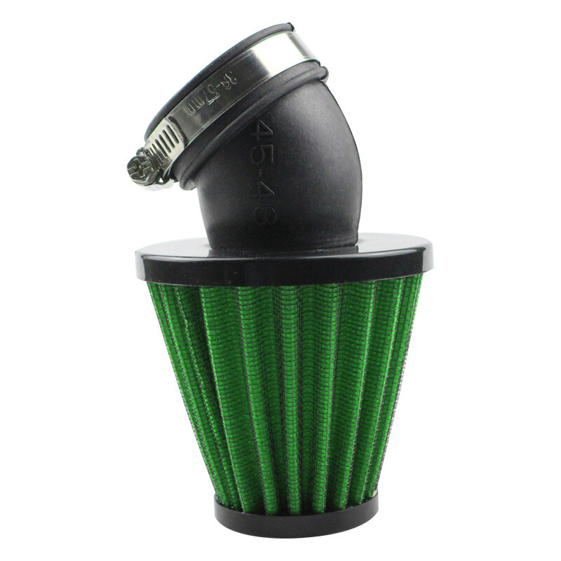 1 juego de 45 mm universal para motocicleta ATV filtro de admisión de curva limpiador de cono | eBay