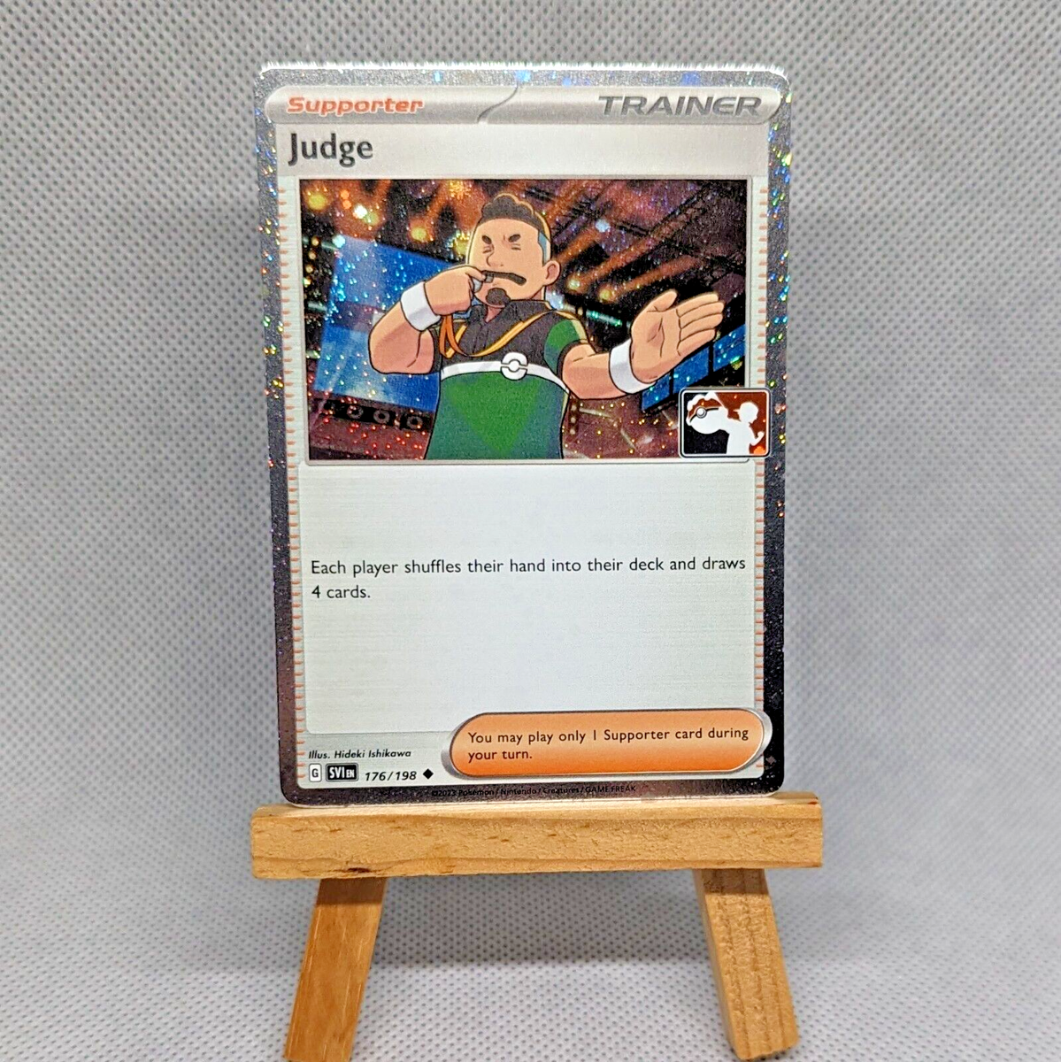 pokemon play stamp cards Judge Holo Pokemon Prize Pack Series 4 Promo Pokemon Card NM/LP Play Stamp