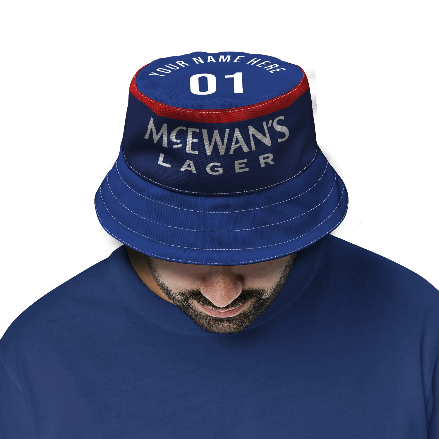 Glasgow Bears 1998 Home Retro Football Bucket Hat Festival Fisherman Unofficial