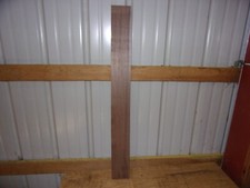 1 PC WALNUT LUMBER WOOD KILN DRIED BOARD 37 1/4"X 4 1/8"X 1" LOT 1498V 1/4 SAWED
