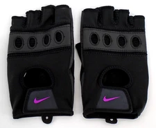 Nike Pro Flow Training Gloves Women's Fitness Black/Pink
