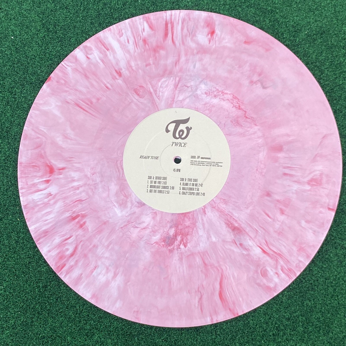TWICE READY TO BE LPレコード マーブルピンク Twice Ready To Be Target Exclusive Marbled Orchid Vinyl