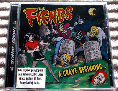 THE FIENDS - A GRAVE BEGINNING VANCOUVER PUNK DEBUT REMAST +6 DEMOS SEALED CD