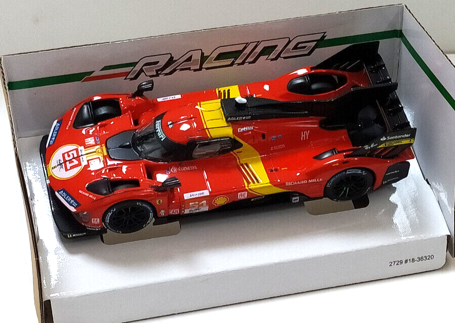 BURAGO RACING 1:43 DIE CAST AUTO FERRARI 499P #51  24H LE MANS 2023 ART 18-36320