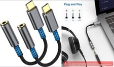 Adaptador USB C a conector de auriculares de 3,5 mm paquete de 2 Dongle.neuvo.