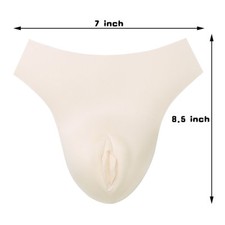 Mens Hiding Gaff Panty Crossdresser Camel Toe Fake Insert Shemale Removable Pad
