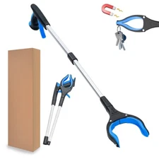 32"Industrial Grabber Tool Heavy Duty Pick Up Stick Hand Grip Reach Trash Picker