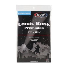 Current Comic Premade Bags  Backer Boards 50 RESEALABLE Acid Free Book Storage