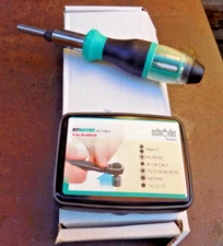 Schroder MagTorq RATCHETING Screwdriver Set + 21 PC BIT RATCHET& BIT  SET NEW