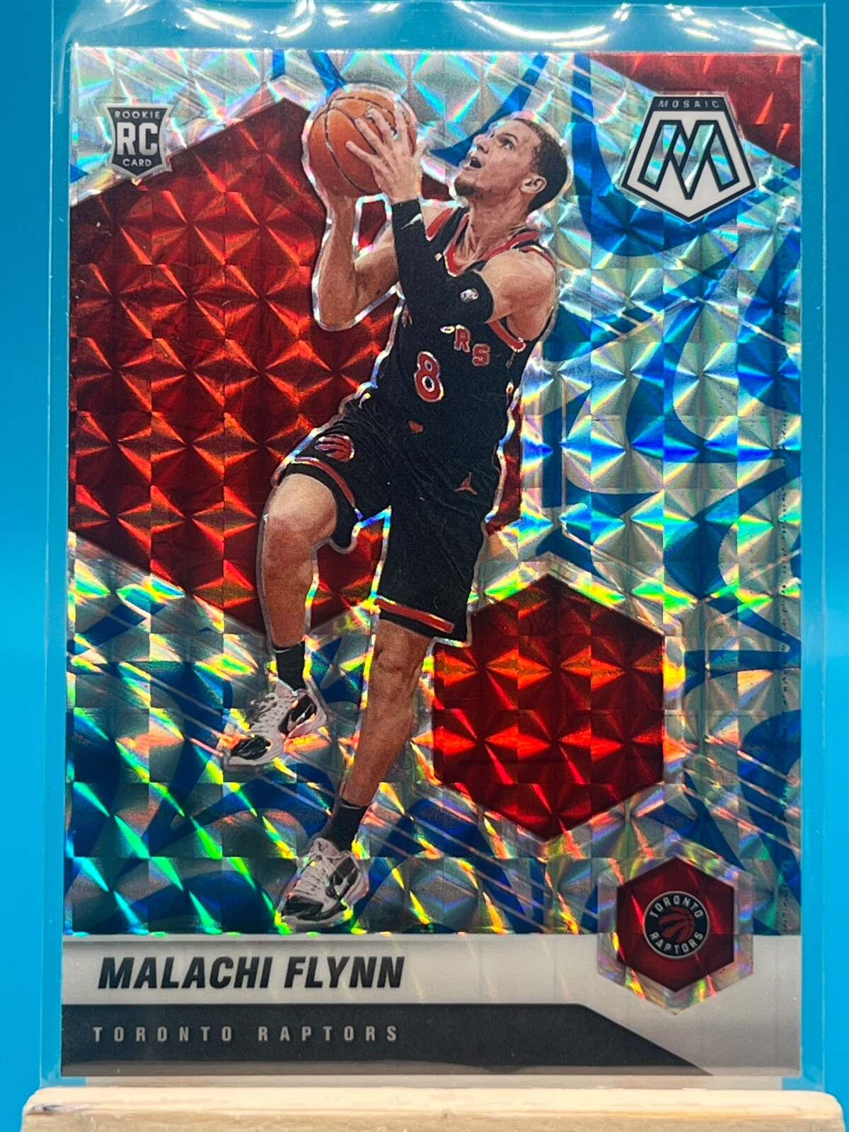 2020-21 Panini Mosaic - Rookie Malachi Flynn #236 Reactive Orange Prizm (RC)