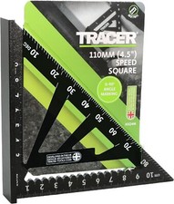TRACER ASQ4M Speed Square 4.5" 110mm Roofing Angle Marking Out Quick Triangle