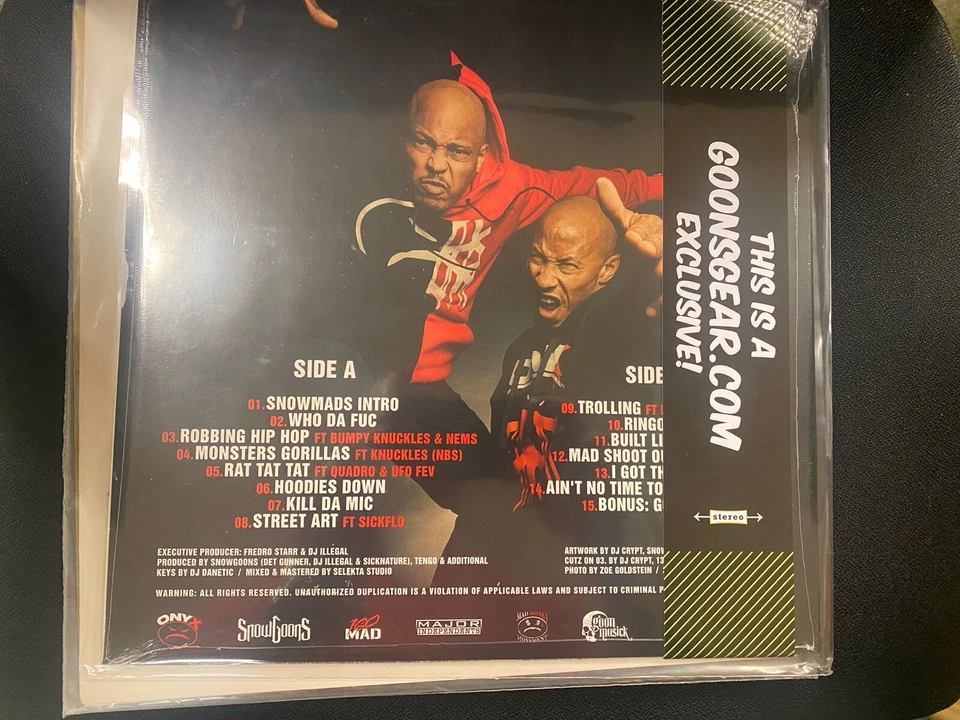 OBI 1/15 Onyx and Snowgoons SnowMads German OBI Splatter Limited Edition 1/15 Foto 4 de 4