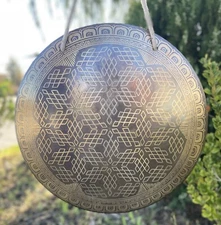 Healing GONG-Handmade-Endless Knot Healing Gong-32 cm-Free shipping