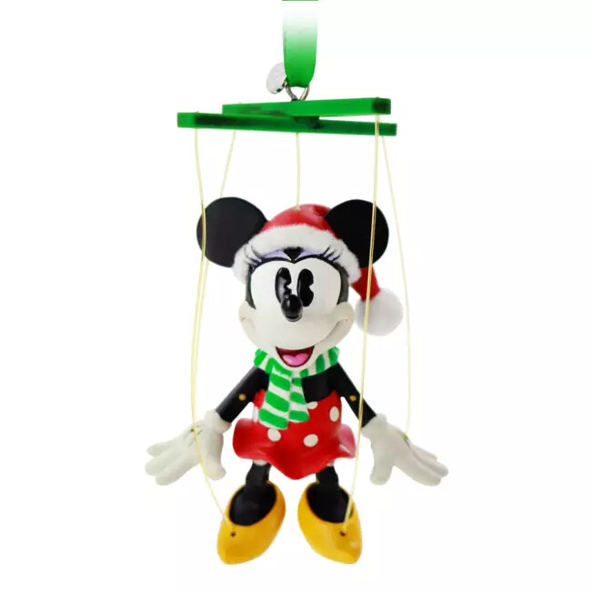 Disney Store Minnie Mouse Festive Hanging Ornament Christmas tree decoration