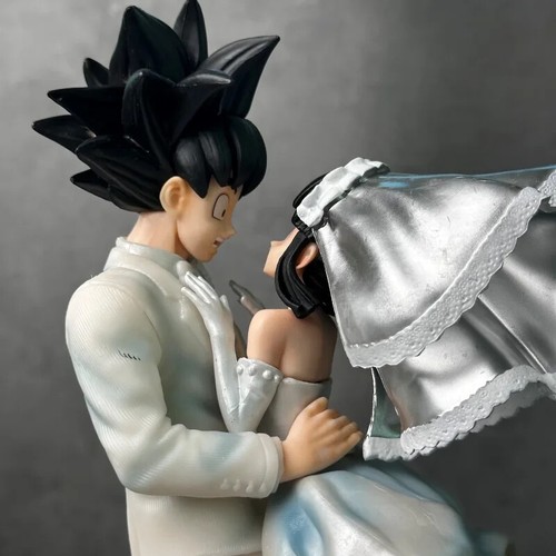 31 cm Neu Dragon Ball Z Son Goku Figur Chichi Hochzeit Version Figur Modell - Bild 24 von 24