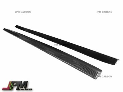 For 2011-2014 M-Benz W218 CLS350 CLS550 Carbon JPM Type Side Skirt Extension Lip