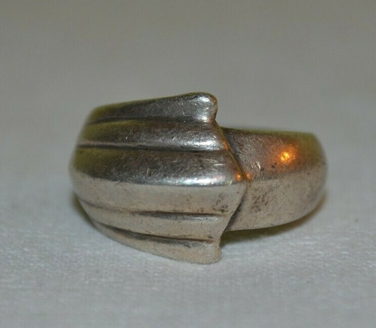 Bague En Argent Massif Taille 53 - Bijou Occasion, Couleur Argenté, Fabriqué En France