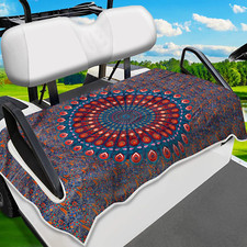 Golf Cart Seat Covers, Summer Golf Cart Seat Towel Blanket for All EZGO, Yamaha,
