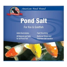 Koi Pond Salt Water Treatment- Dry 25 LB - Pond care  - Treats 8,000 Gallons
