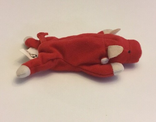 TY Snort Teenie Beanie Baby Bull Retired McDonald’s 1996 #8 No Hang Tag - Picture 4 of 5