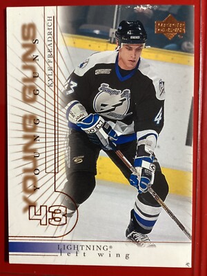 Kyle Freadrich   2000-01 Upper Deck YOUNG GUNS #192 Rookie (RC)  Lightning
