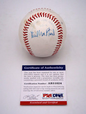 LEE MACPHAIL PSA/DNA CERTIFIED SIGNED AMERICAN BASEBALL AUTOGRAPH COMMISSIONER