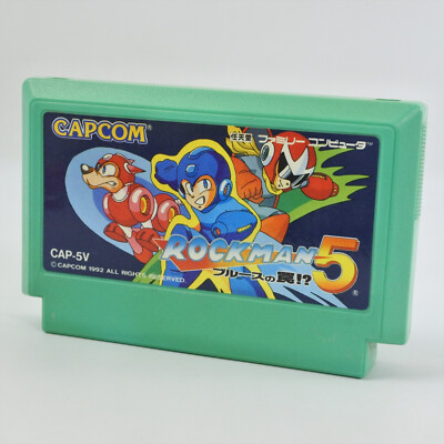 Famicom ROCKMAN V 5 Megaman Cartridge Only Nintendo fc *