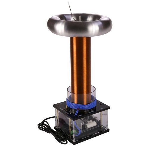 220V Tesla Electric Coil Induction Arc Music Tesla Coil Large Pulse High Voltage - Picture 3 of 7