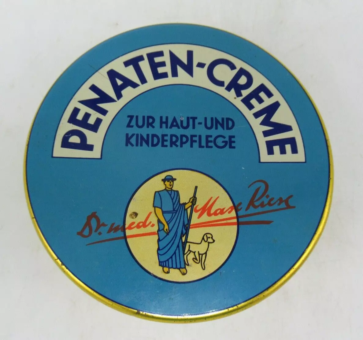 Original Vintage Germany Penaten Creme Tin Can Penaten Cream