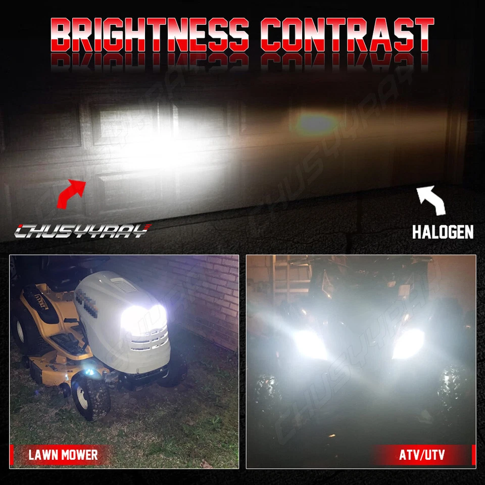 Bombilla de faro LED para Kawasaki KLT110 84-86 KLT160 85 KSF250 Mojave 250 87-04 Foto 3 de 4