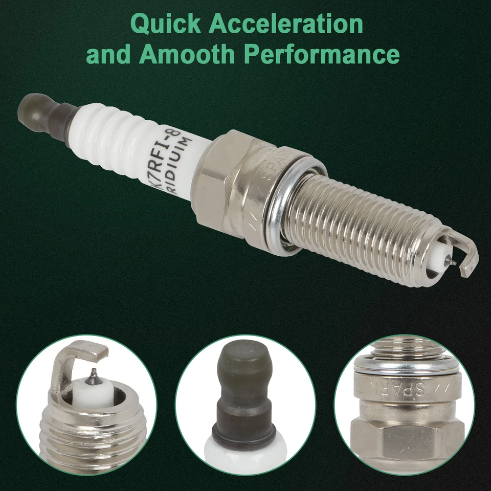 4x bujías de iridio y platino para Hyundai Santa Fe Sport 2016-2018 2,4 L L4 Foto 2 de 4