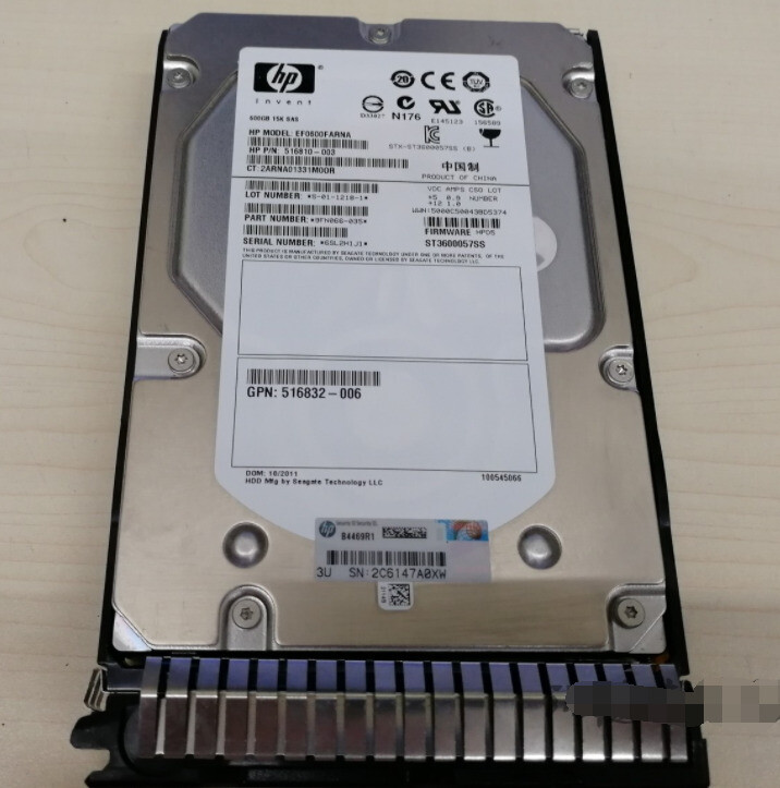 HP 653952-001 652620-B21 600GB 15K 6G 3.5 " SAS Internal GEN8 HDD Hard ...
