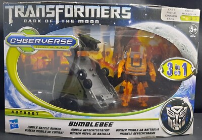 Transformers DOTM Cyberverse Bumblebee Mobile Gefechtsstation MISB Neu