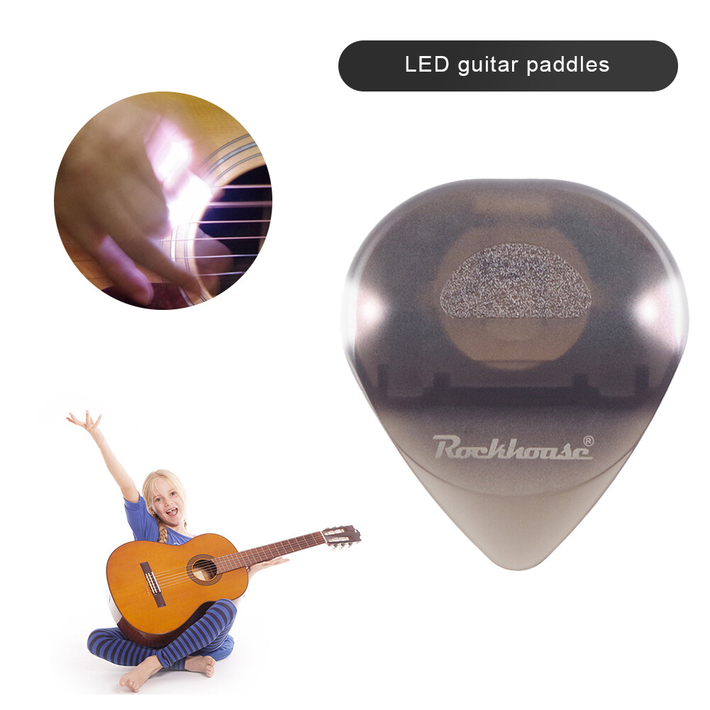 LED Guitar Pick Jazz Plectrum with LED Lights Guitar Picks for Guitar