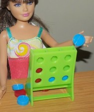 BARBIE WORKING CONNECT 3 GAME TOY FIT FASHIONISTAS STACIE SKIPPER KELLY ELF DOLL