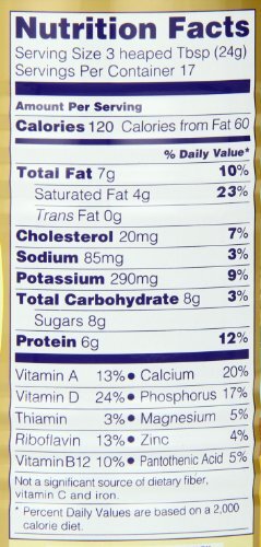 Instant Full-Cream Dry Whole Milk Powder, 400-Grams