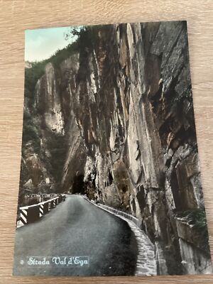 Alte Ansichtskarte, Strada Val d'Ega - Strada, Eggent Allerstrasde, ungelaufen