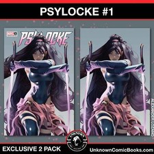 [2 PACK] PSYLOCKE #1 UNKNOWN COMICS ALEXANDER...