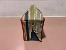 Croscill Accents Vintage Box Ocean City Ceramic Jar W/Lid Hand Painted