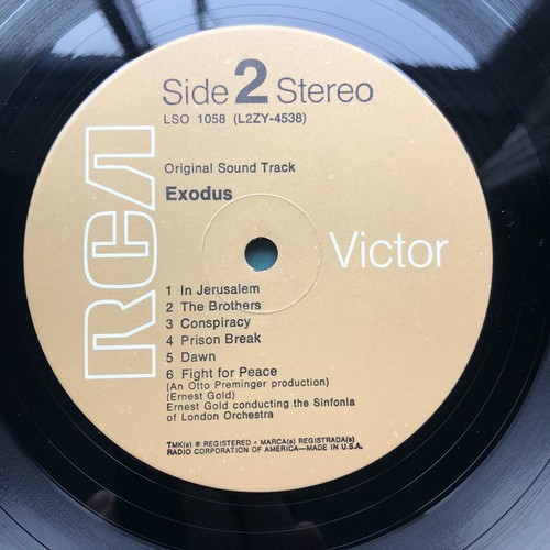Ernest Gold EXODUS + ISRAEL NOW Soundtrack Jewish Folk 2x LP Elmer Bernstein USA - Picture 16 of 23