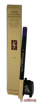 YSL Dessin Du Regard Waterproof Eye Pencil (10 Violet Massa) .04oz New In Box