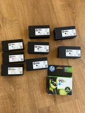 HP 950XL Black 5x , 951XL Cyan 2x , Magenta 1x , Yellow 1x Expired Ink New