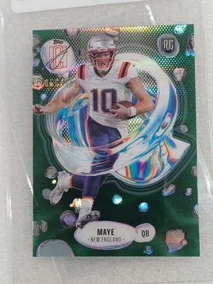 2024 Drake Maye Green Fluidity /150 Topps Signature Class Rookie Patriots SSP