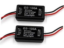 " 2x 24W Flash Strobe Controller Flasher Module for LED Brake Light Tail Stop